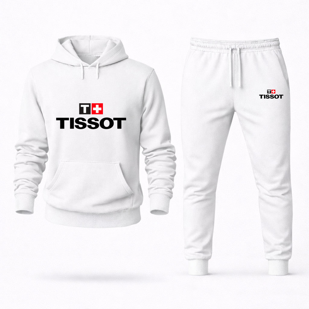 Tissot Hoodie and Joggers Set - White
