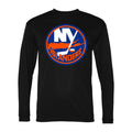 Men's New York Islanders Polyester Long Sleeve T-Shirt - Black