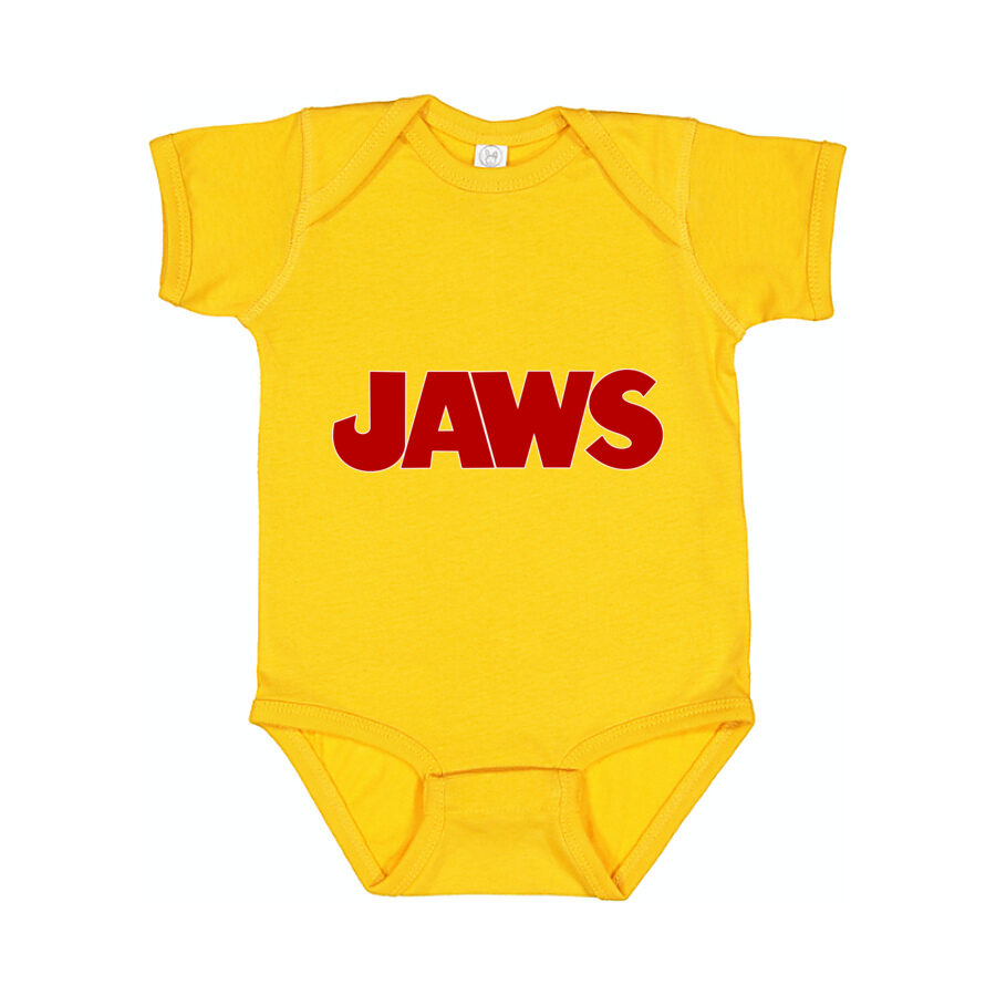 Jaws Baby Romper Onesie - Yellow