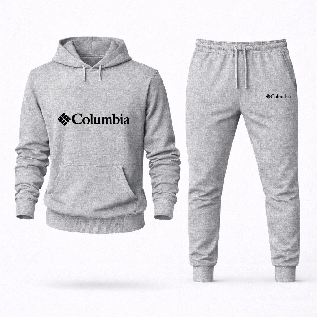Columbia Hoodie and Joggers Set - Grey