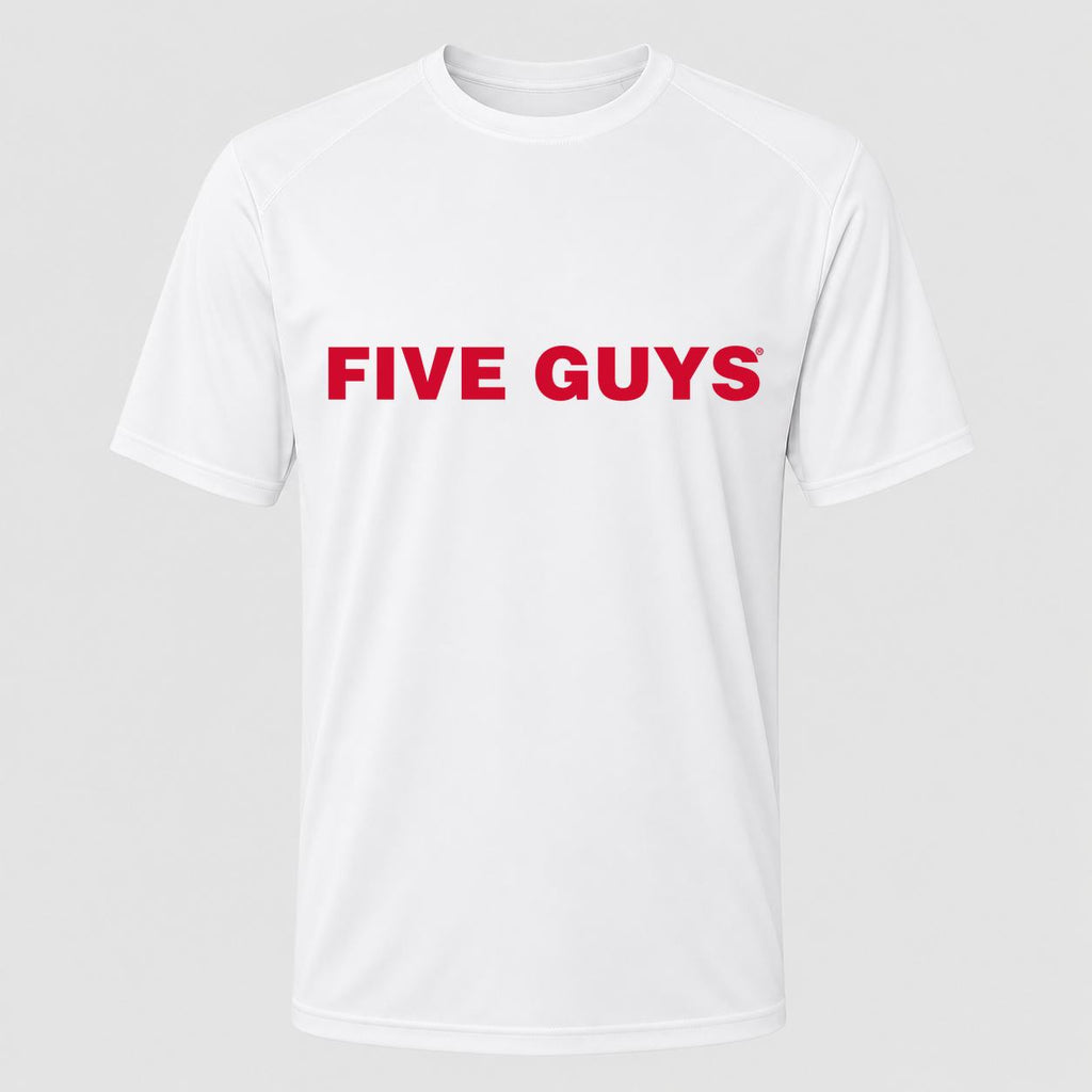Men's Five Guys Performance T-Shirt - White