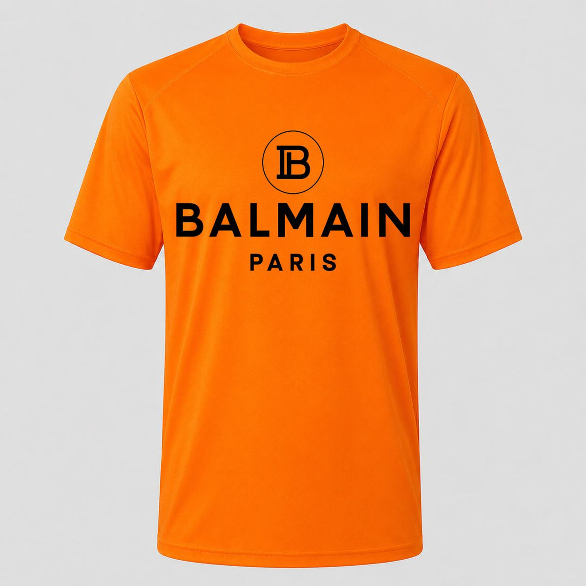 Men's Balmain Paris Performance T-Shirt - Orange