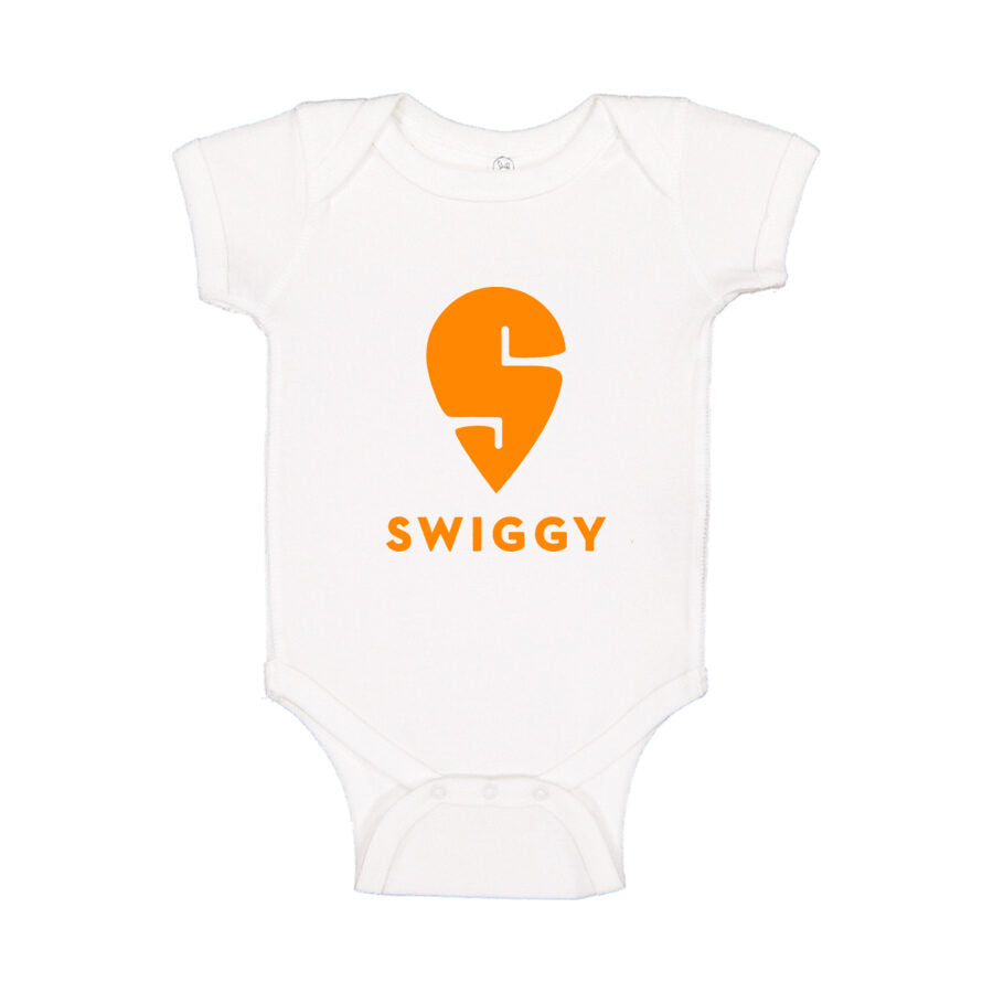 Swiggy Baby Romper Onesie - White