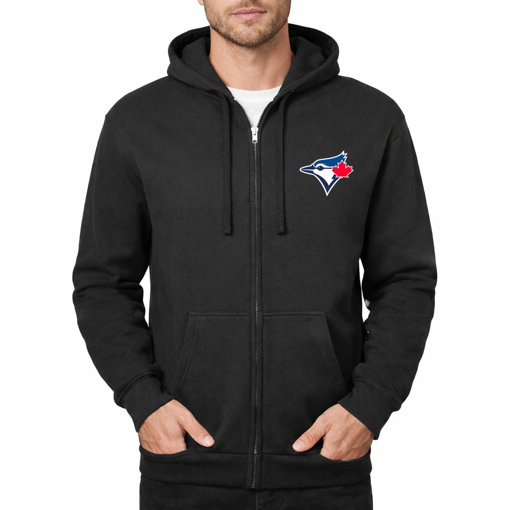 Men's Toronto Blue Jays Zipper Hoodie - Black
