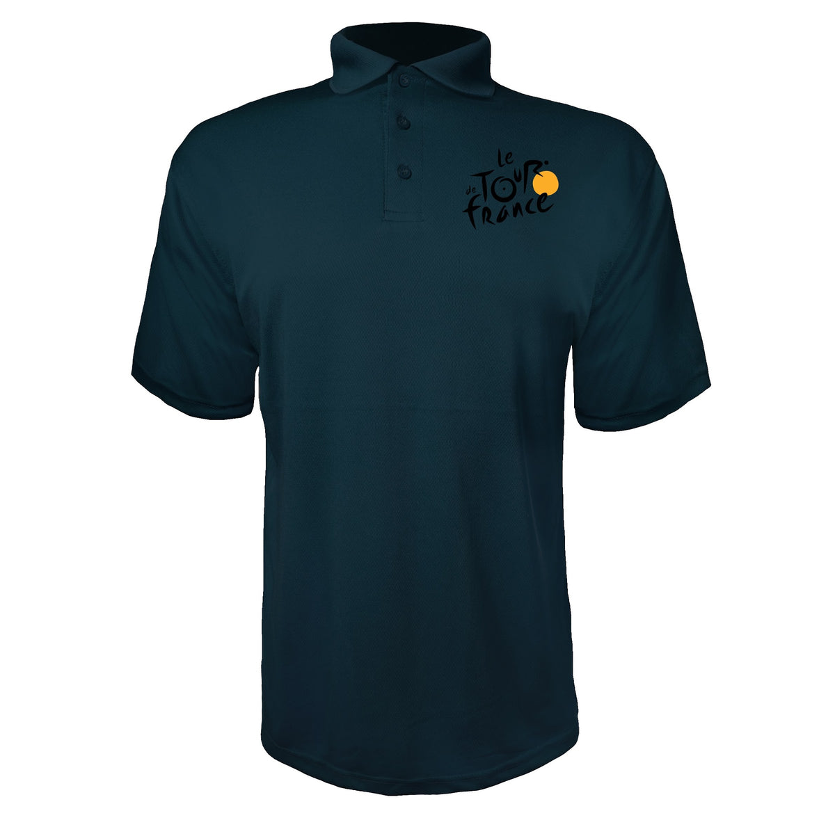 Tour de France Navy polyester polo