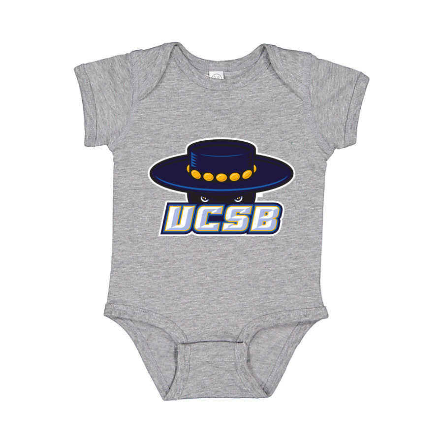 UCSB Gauchos Baby Romper Onesie - Gray