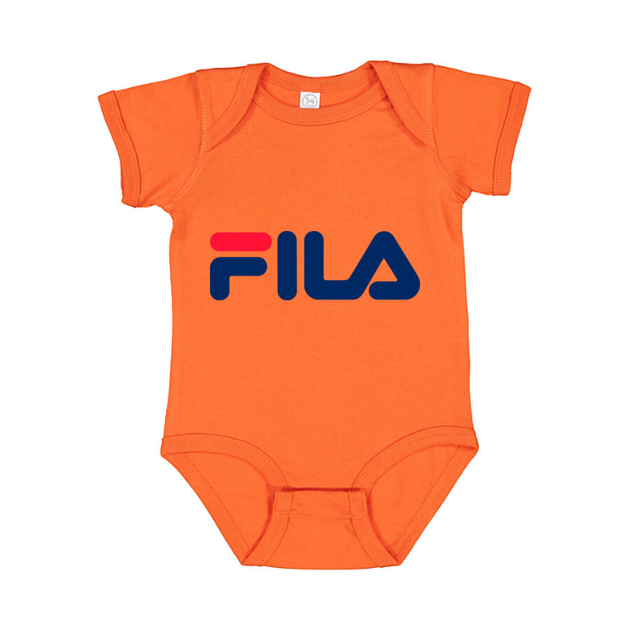 Fila Baby Romper Onesie - Orange
