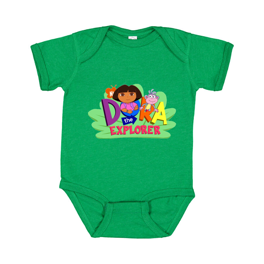 Dora the Explorer Baby Romper Onesie - Green