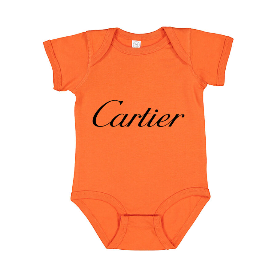 Cartier Baby Romper Onesie - Orange