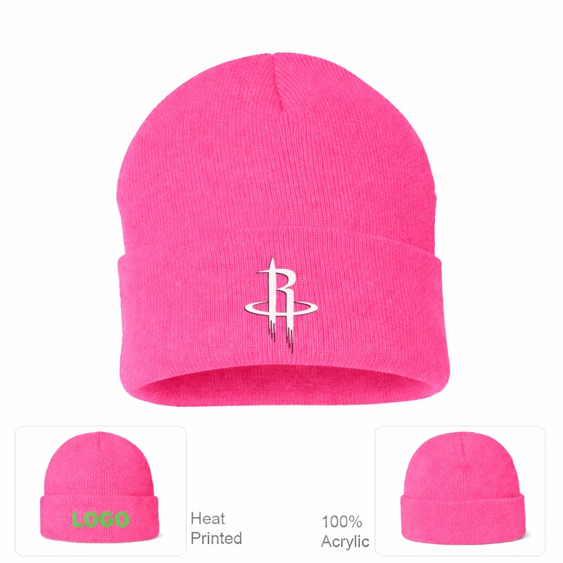 army greeoustonrocksn Beanie Hat - Pink