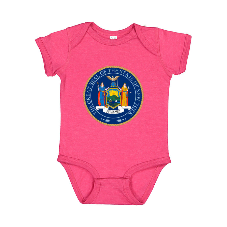 New York Baby Romper Onesie - Pink