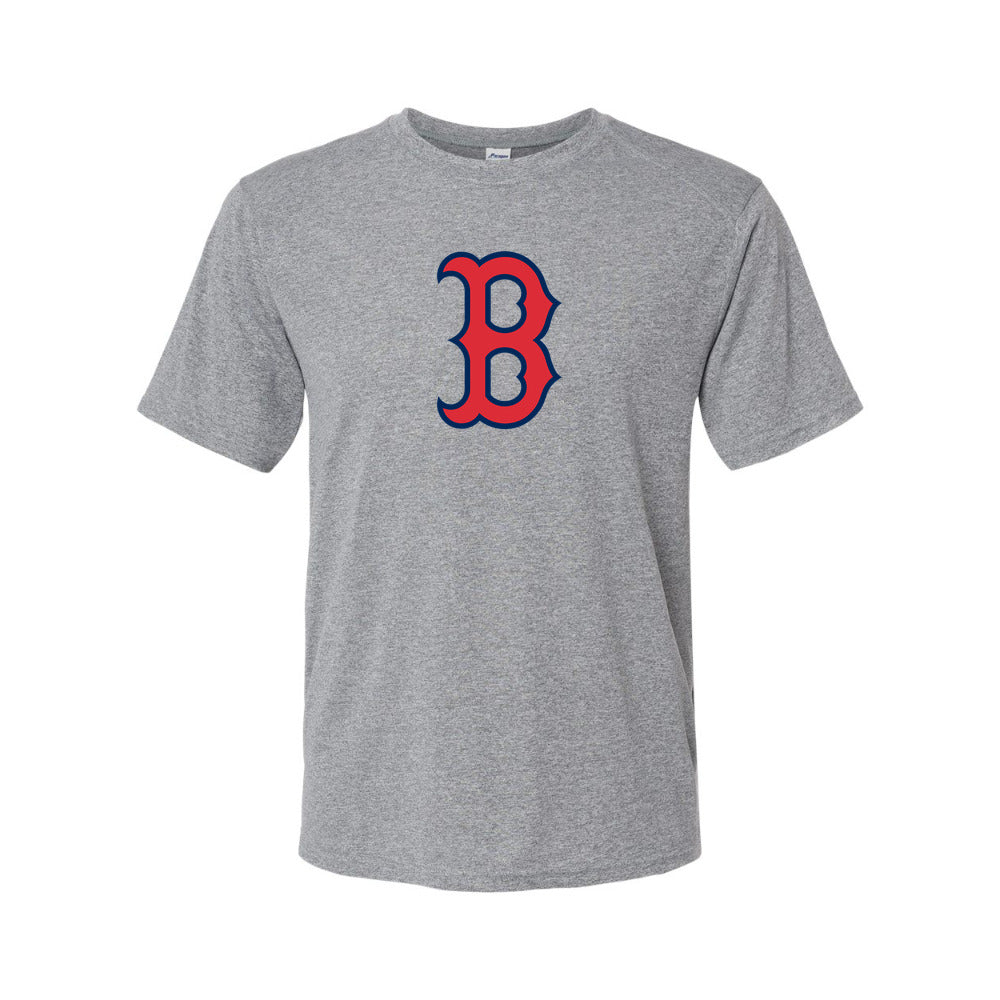 Boston Red Sox Polyester T-Shirt - Gray