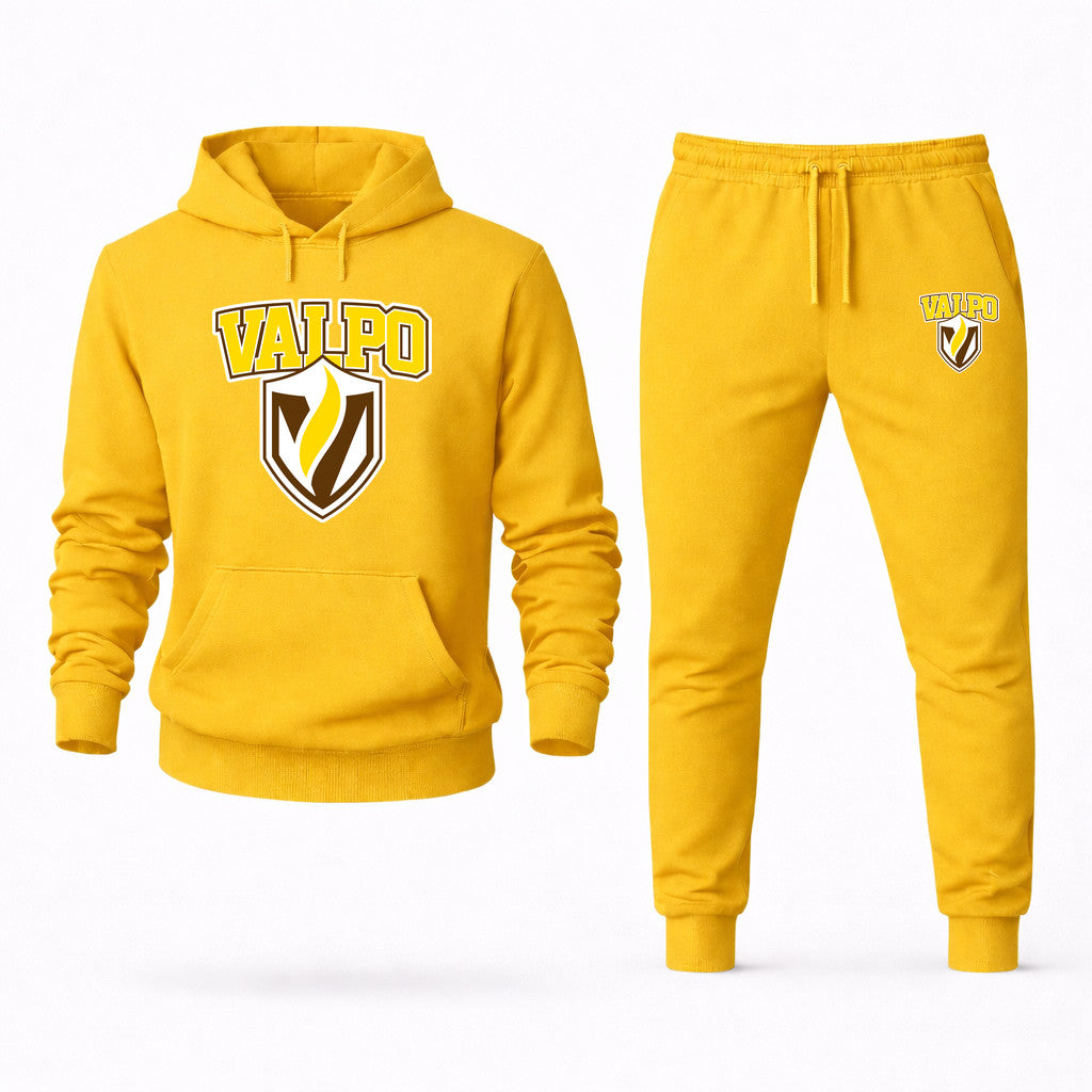 Valparaiso Crusaders Hoodie and Joggers Set - Yellow