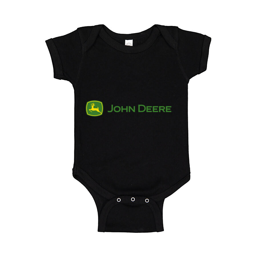 John Deere Baby Romper Onesie - Black