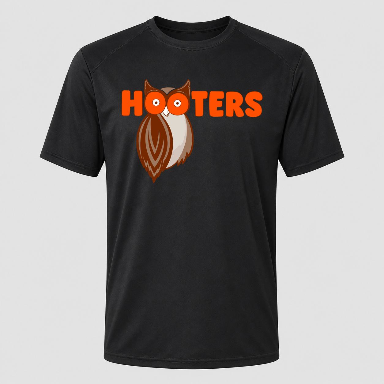Men's Hooters Performance T-Shirt - Black