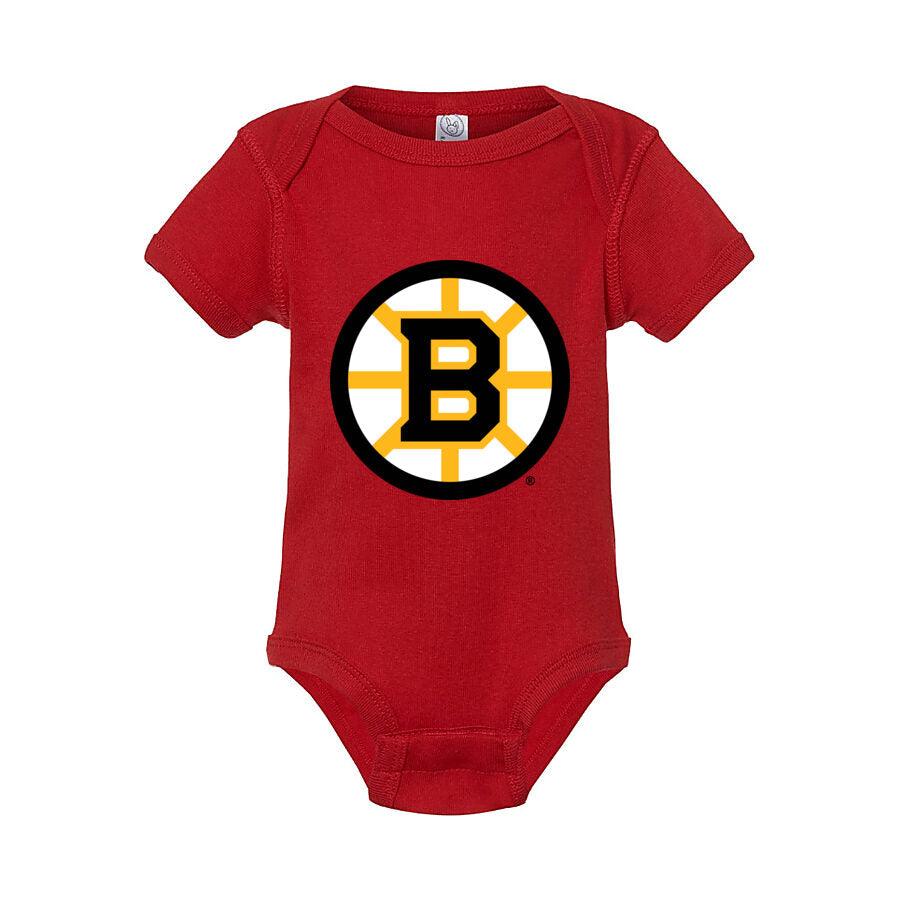 Boston Bruins Baby Romper Onesie - Red