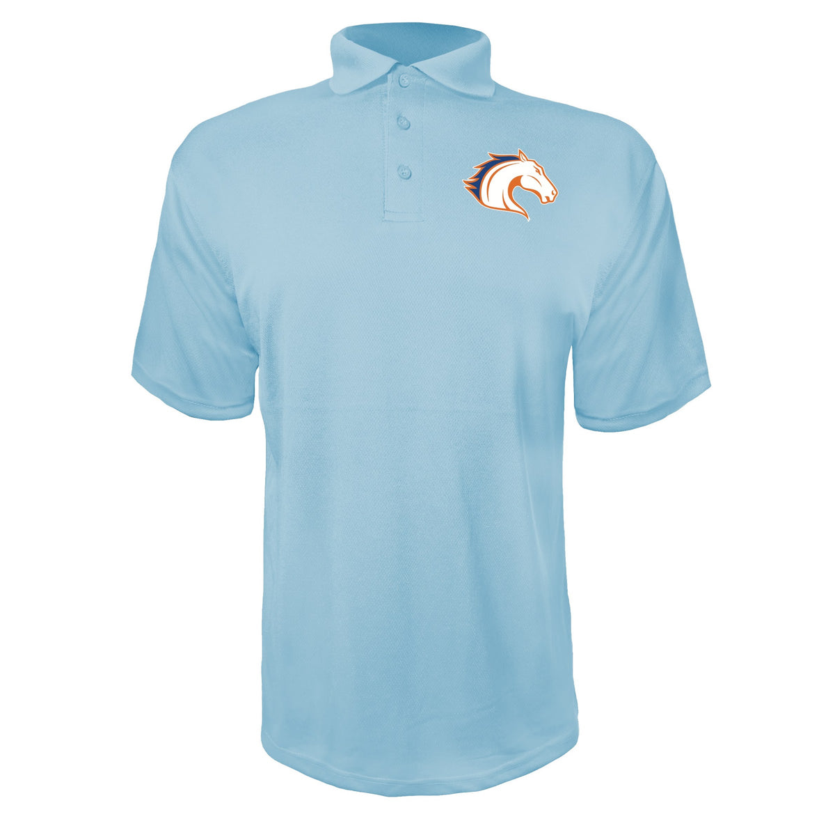 Texas Arlington Mavericks Sky Blue polyester polo