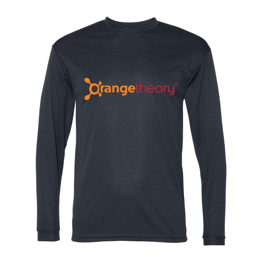 Men's Orangetheory Fitness Polyester Long Sleeve T-Shirt - Navy