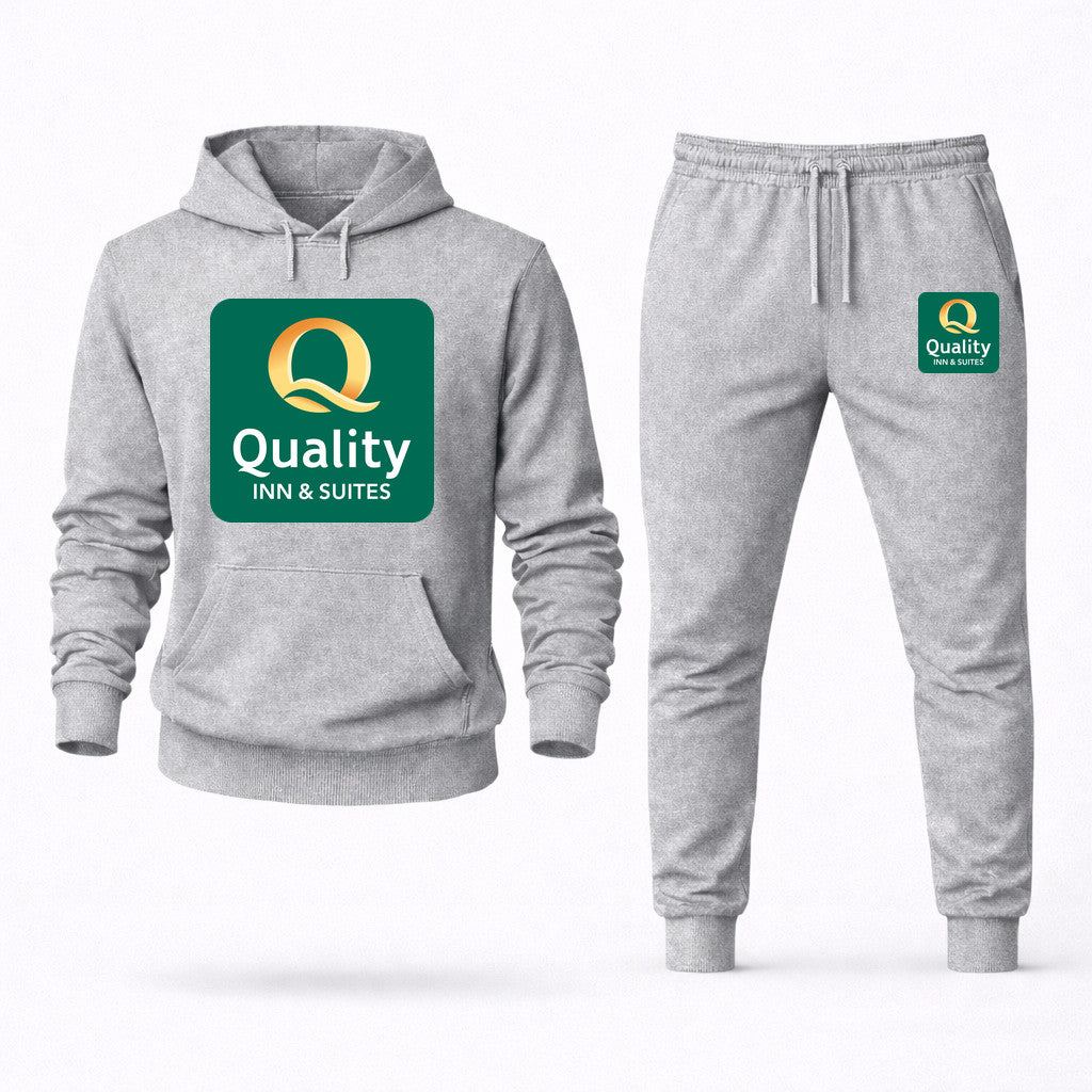 Quality Inn & Suites Hoodie and Joggers Set - Grey