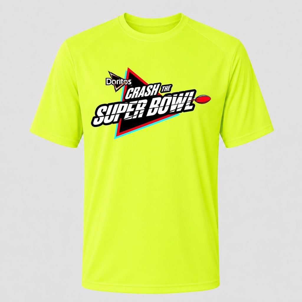 Men's Crash the Super Bowl Performance T-Shirt - Safety Green