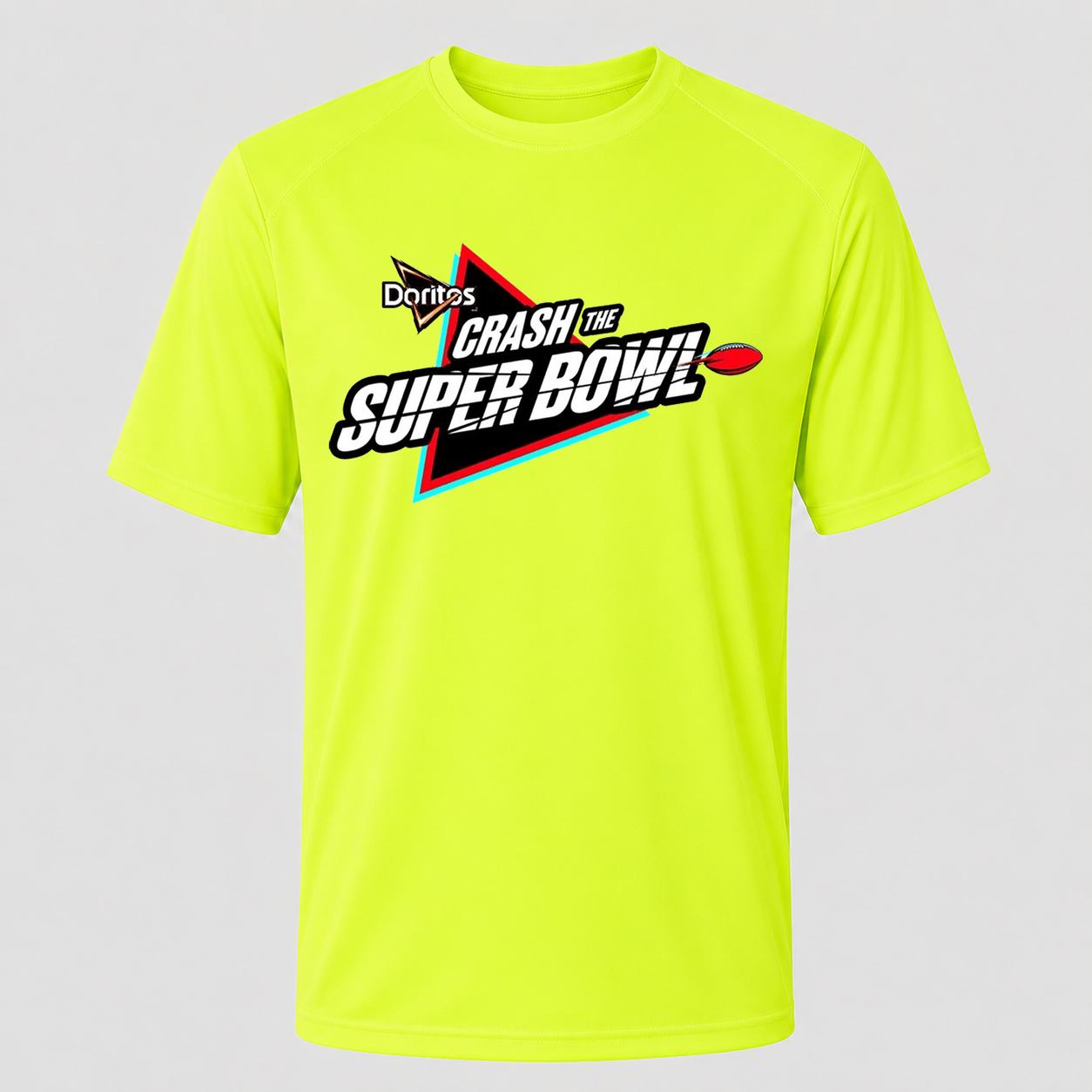 Men's Crash the Super Bowl Performance T-Shirt - Safety Green