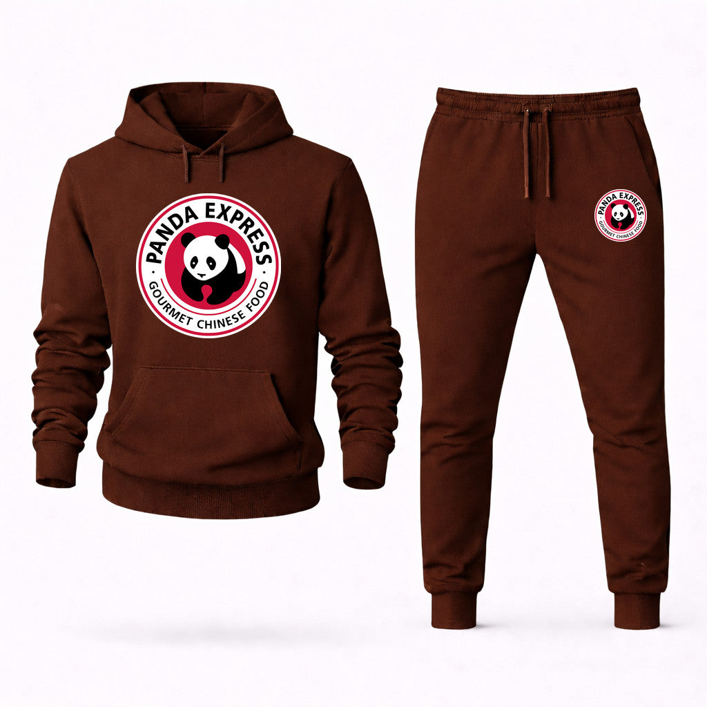 Panda Express Hoodie and Joggers Set - Brown