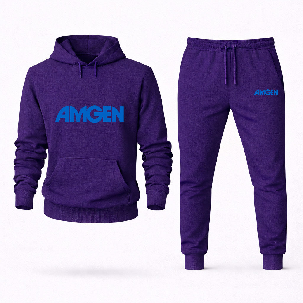 Amgen Hoodie and Joggers Set - Purple