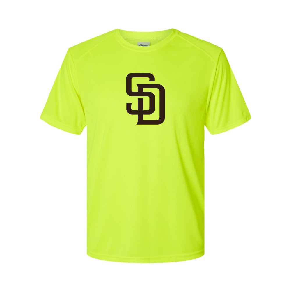 San Diego Padres Polyester T-Shirt - Safety Green