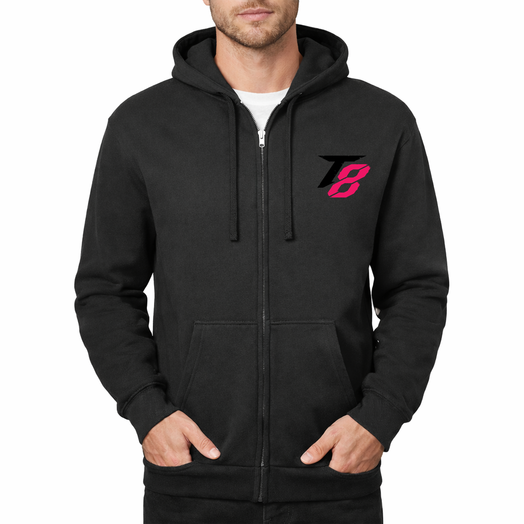 Tekken 8 Black Zipper Hoodie - Black