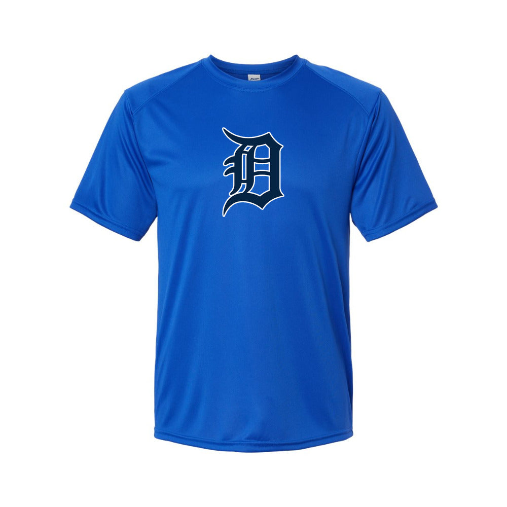 Detroit Tigers Polyester T-Shirt - Royal Blue