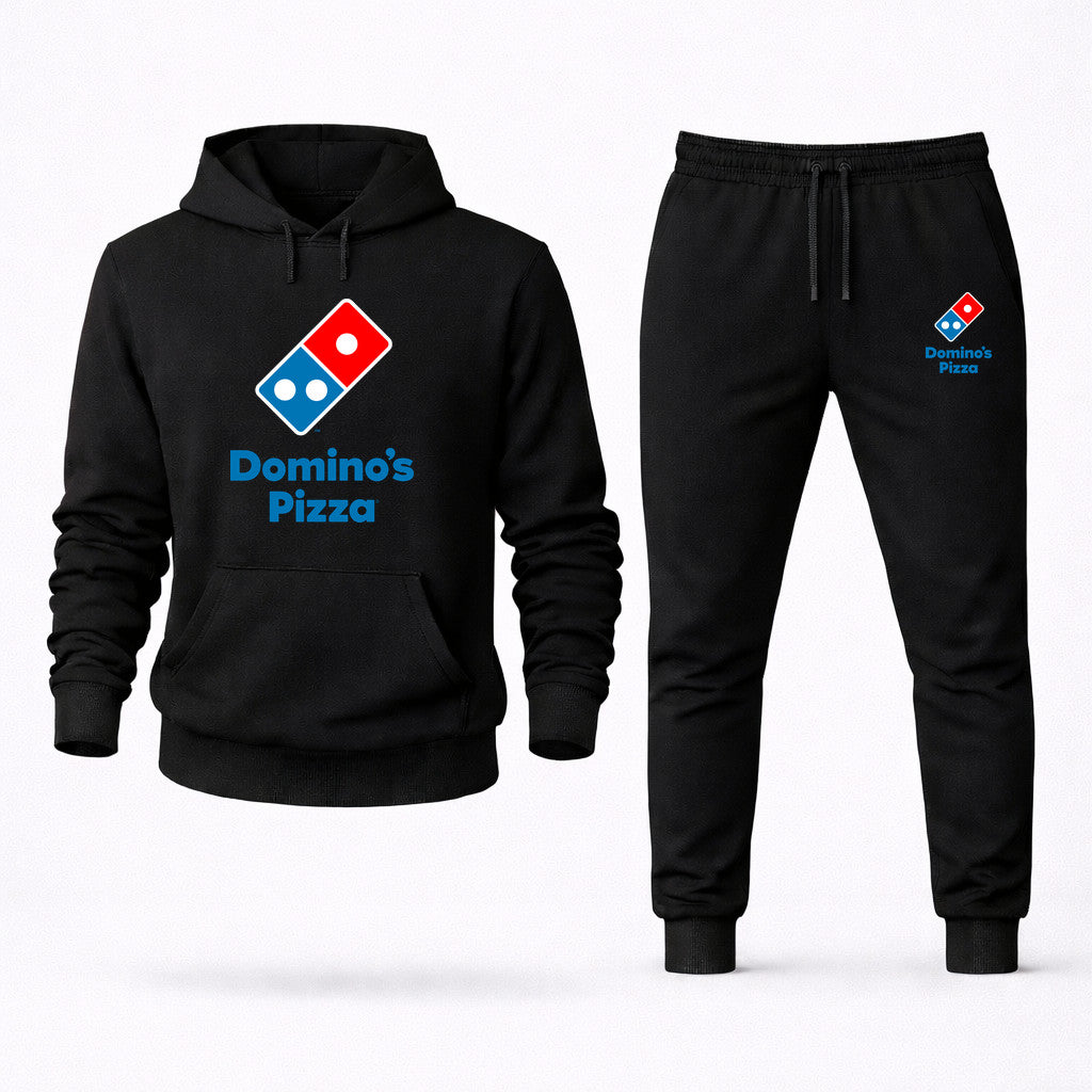 Domino's Pizza Hoodie and Joggers Set - Black