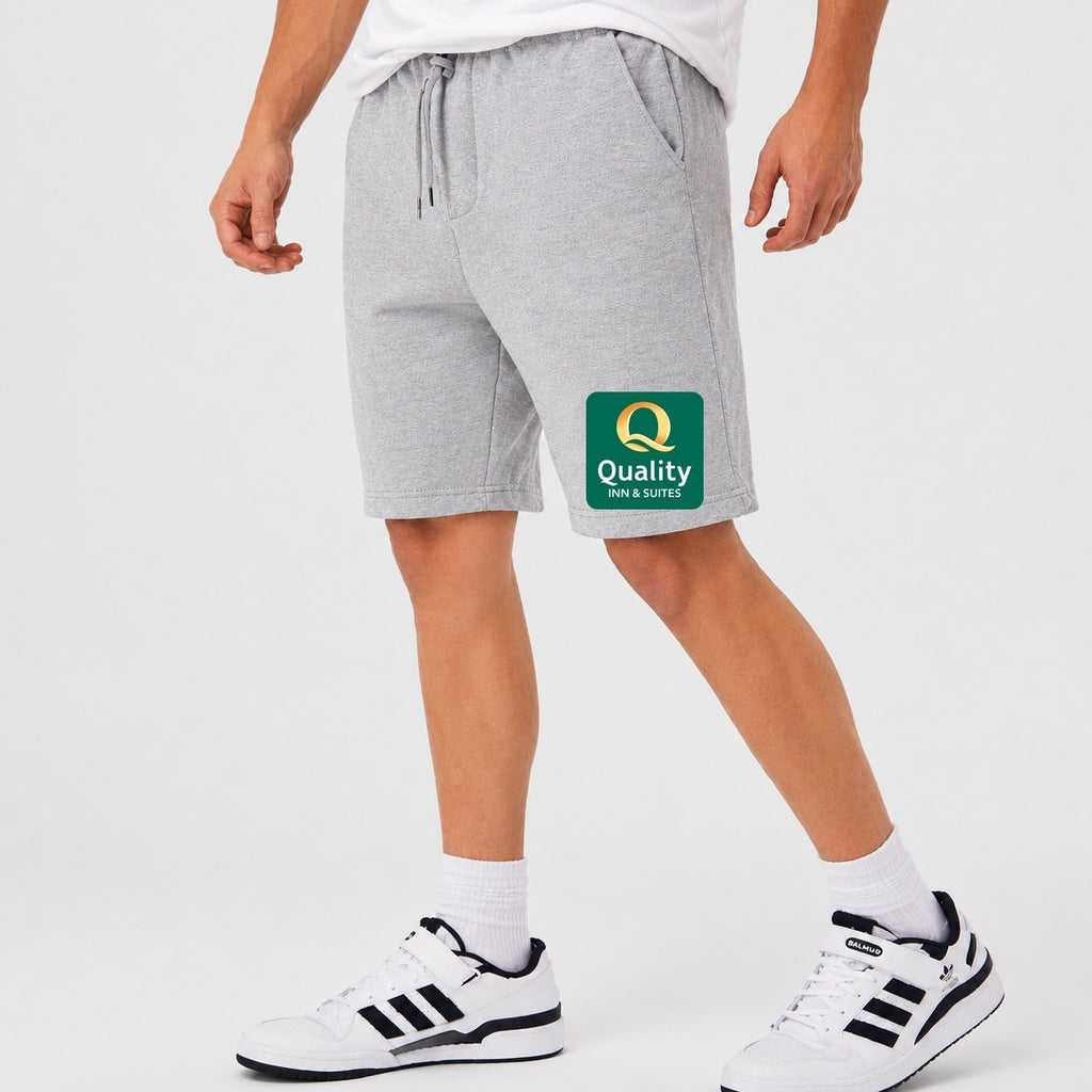 Men's Quality Inn & Suites Cotton Shorts - Gray