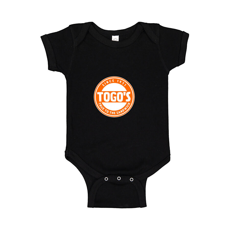 Togo's Baby Romper Onesie - Black