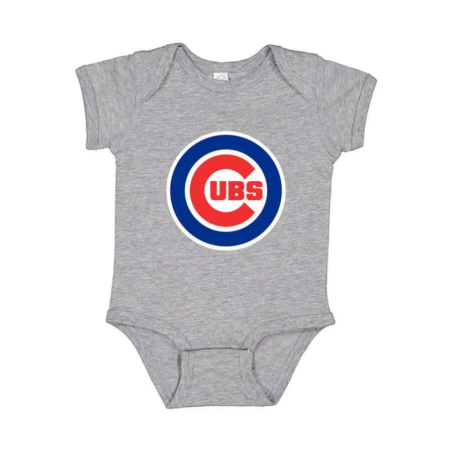 Chicago Cubs Baby Romper Onesie - Gray