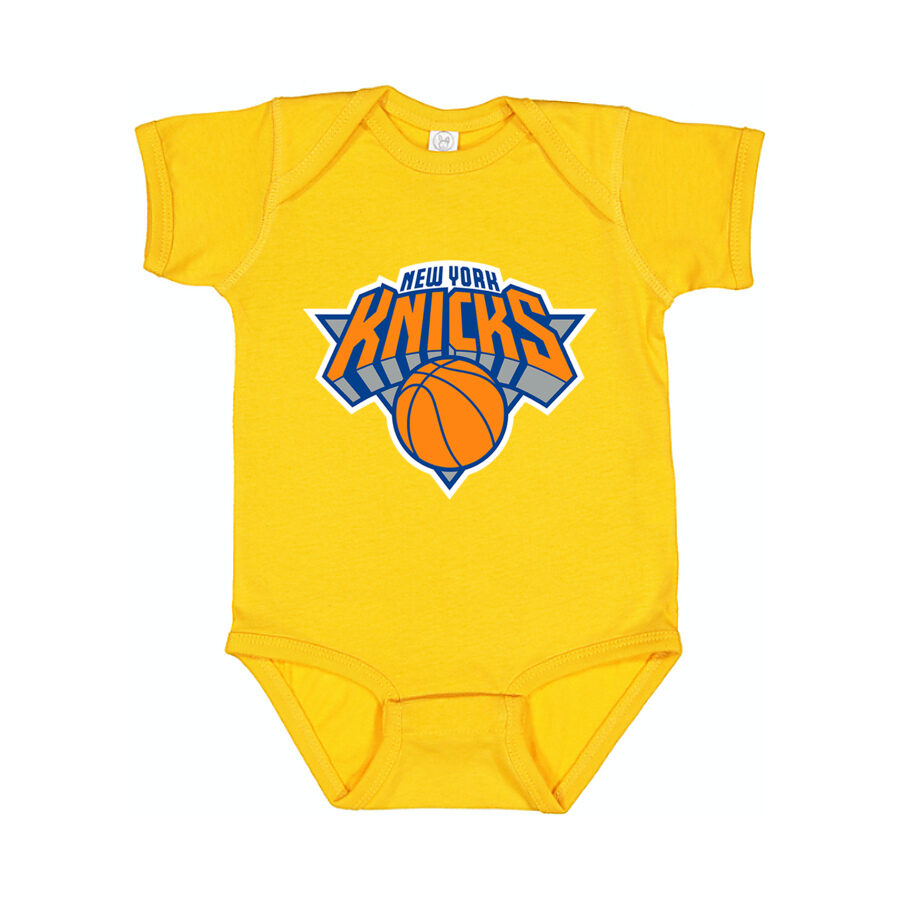 New York Knicks Baby Romper Onesie - Yellow