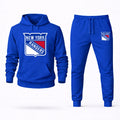 New York Rangers Hoodie and Joggers Set - Blue