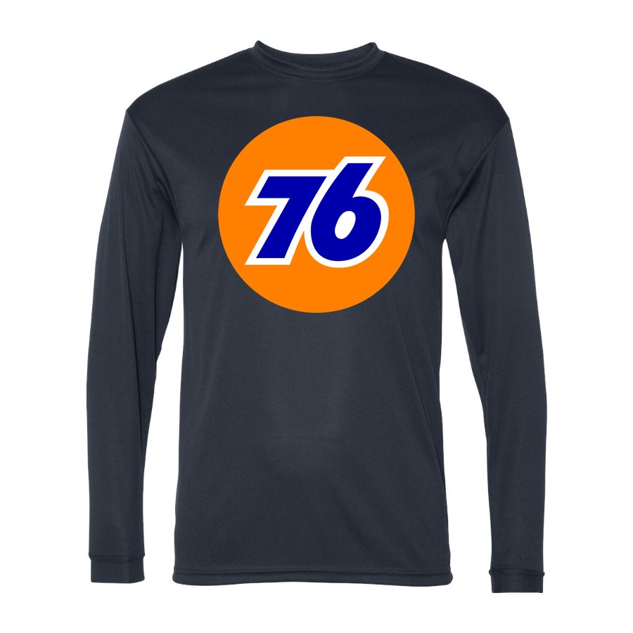 Men's 76 Polyester Long Sleeve T-Shirt - Navy