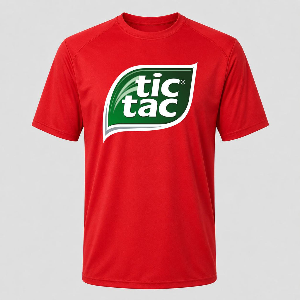 Men's Tic Tac Performance T-Shirt - Red