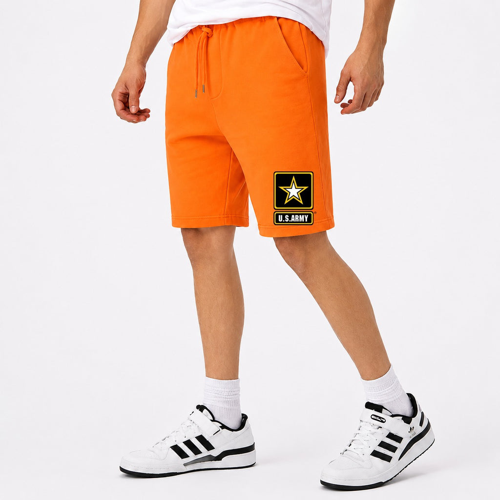 Men's U.S. Army Cotton Shorts - Orange