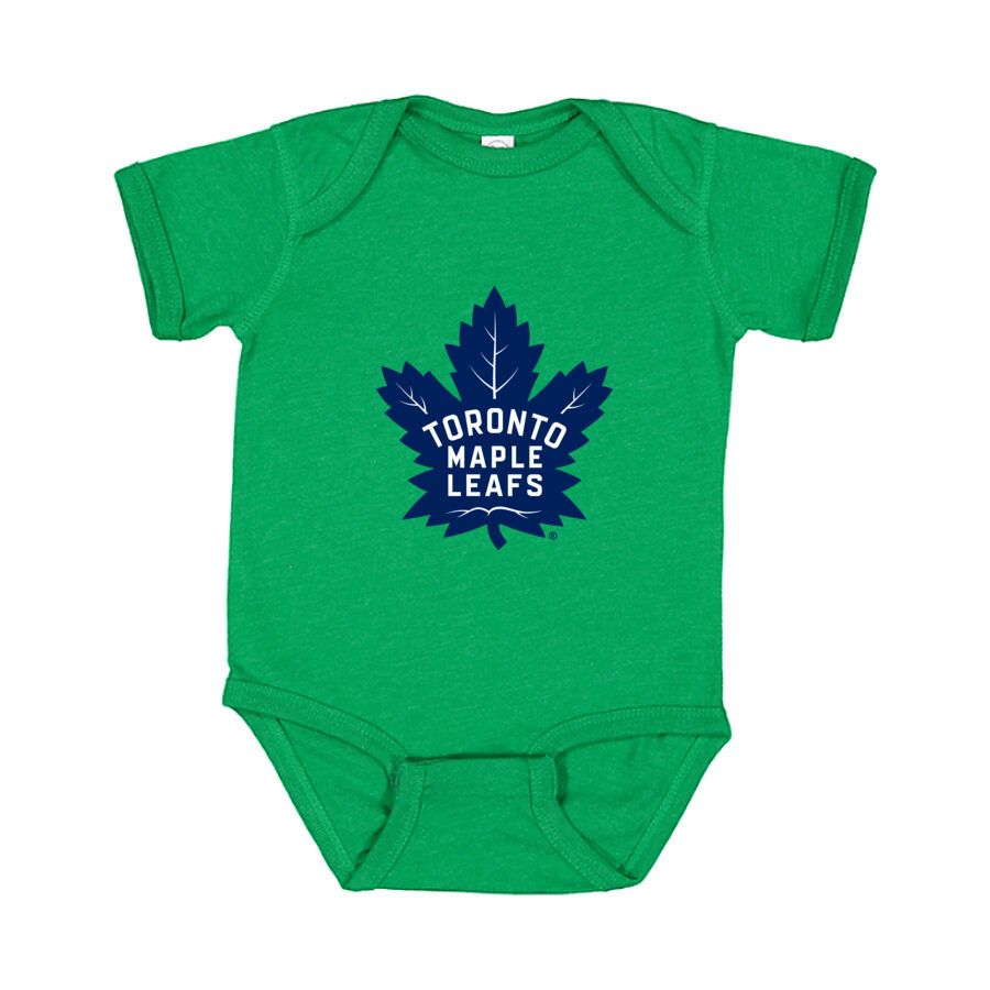 Toronto Maple Leafs Baby Romper Onesie - Green