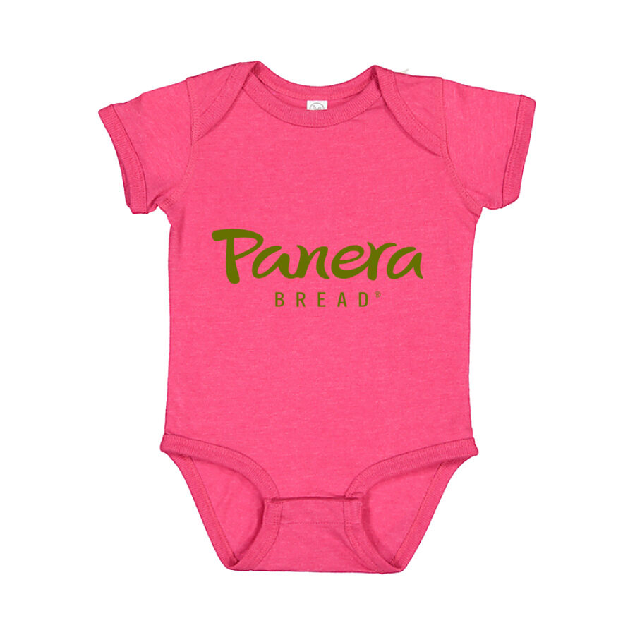 Panera Bread Baby Romper Onesie - Pink