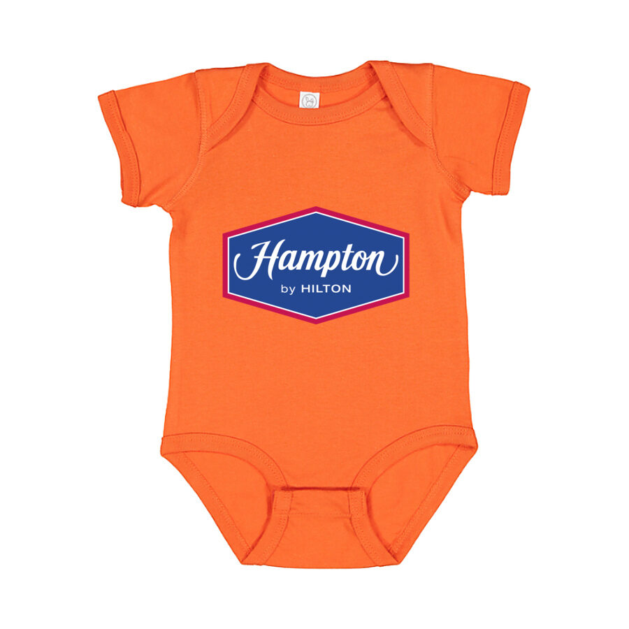 Hampton Baby Romper Onesie - Orange