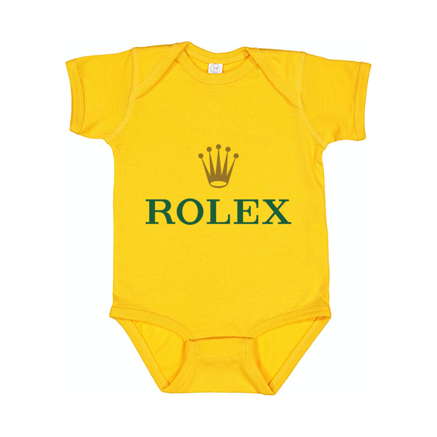 Rolex Baby Romper Onesie - Yellow