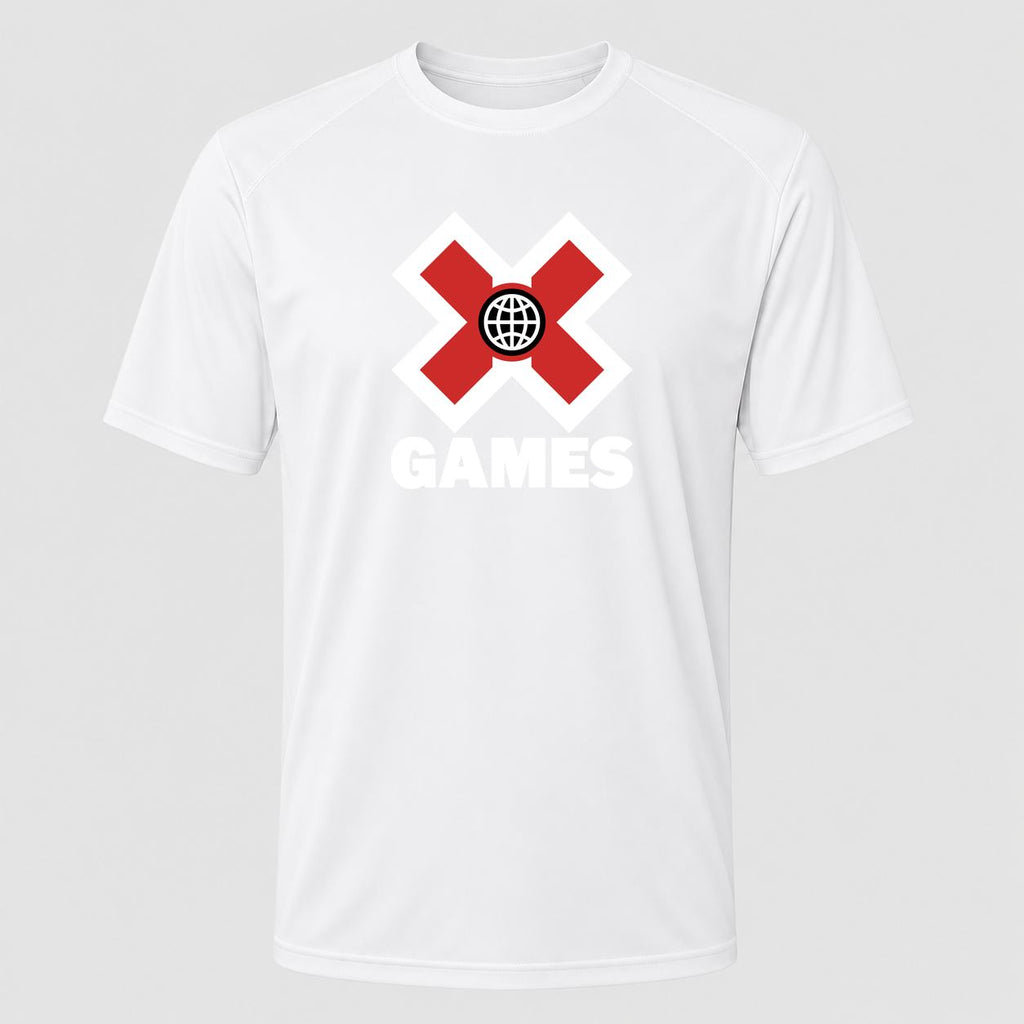 Men's X Games White Performance T-Shirt - White