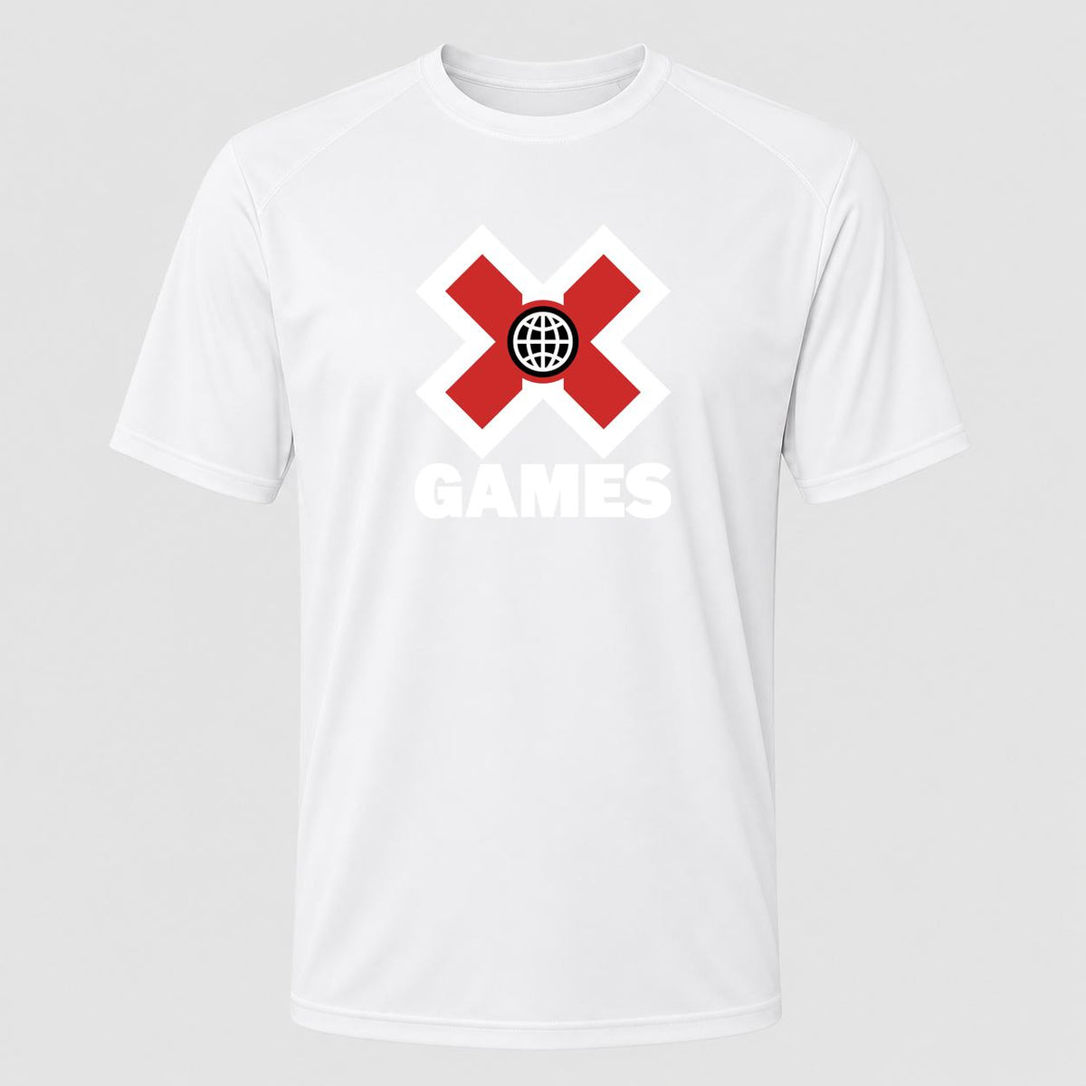 Men's X Games White Performance T-Shirt - White