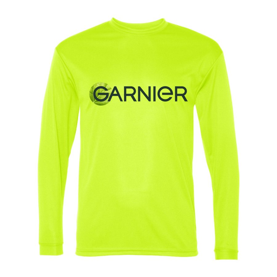 Men's Garnier Polyester Long Sleeve T-Shirt - Safety Yellow