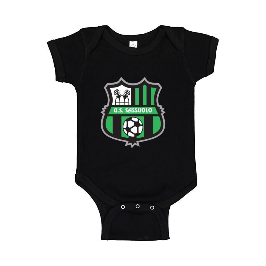U.S. Sassuolo Baby Romper Onesie - Black
