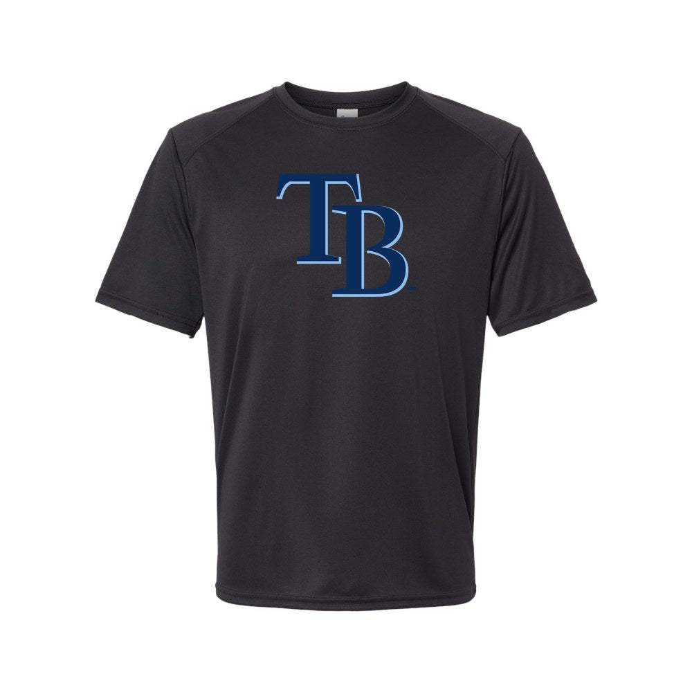Tampa Bay Rays Polyester T-Shirt - Black