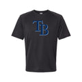 Tampa Bay Rays Polyester T-Shirt - Black