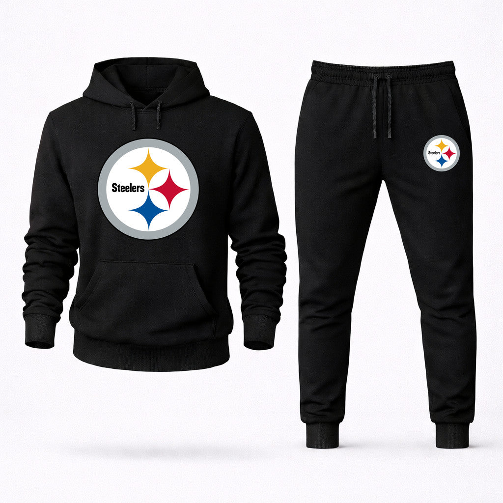Pittsburgh Steelers Hoodie and Joggers Set - Black